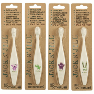 Jack N' Jill Bio Toothbrush (TM) Compostable & Biodegradable Handle