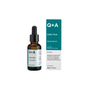Q+A Zinc PCA Facial Serum 30ml Packshot - Front