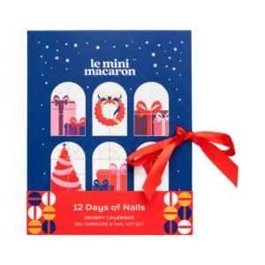 Le Mini Macaron Advent Calendar 12 Days Of Nails Blue Box