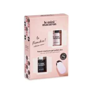 Le Mini Macaron Le Frenchie Noir Set Packshot
