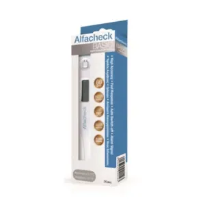 Alfacheck Basic Digital Thermometer Packshot - Front