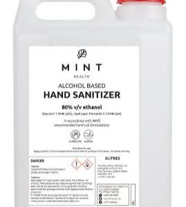 MINT Health Alcohol Sanitizers – 5L